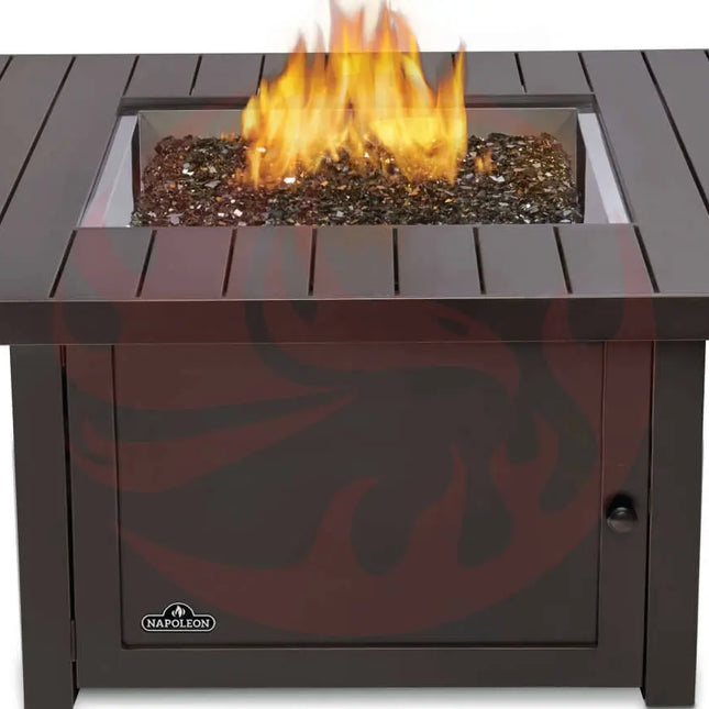 Patio Elegance St. Tropez Fire Table – Square Patioflame Table - Phoenix Fire Art Store