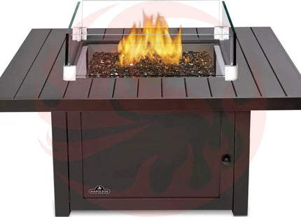 Patio Elegance St. Tropez Fire Table – Square Patioflame Table - Phoenix Fire Art Store