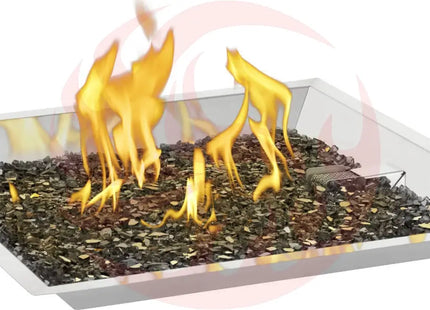 Patio Elegance St. Tropez Fire Table – Square Patioflame Table - Phoenix Fire Art Store