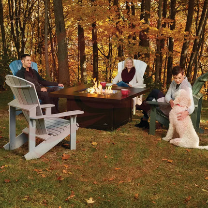 Patio Elegance St. Tropez Fire Table – Square Patioflame Table - Phoenix Fire Art Store