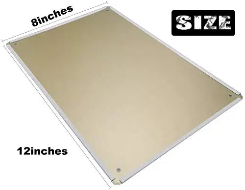 Fallout Shelter Tin Sign - Vintage Rustic Warning Sign