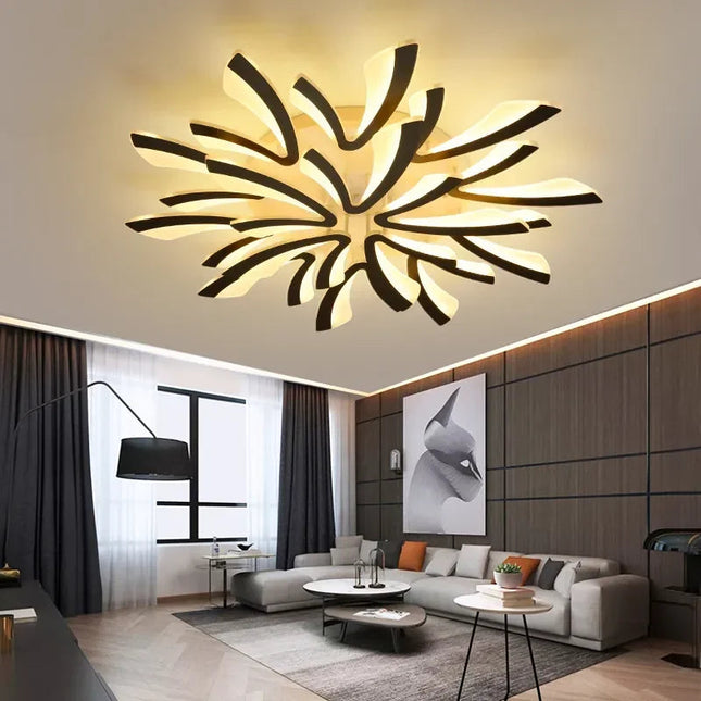 DecorBites™ LED Ceiling Chandelier with Remote Control for Home Décor Decorbites