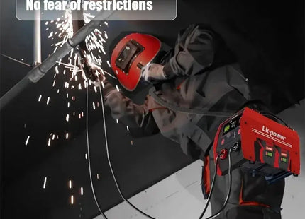 100A 240Wh Lithium Battery Powered Welder with Replaceable Battery Pack - Phoenix Fire Art Store