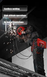 100A 240Wh Lithium Battery Powered Welder with Replaceable Battery Pack