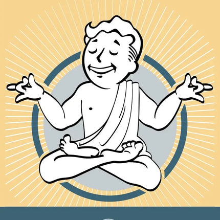 Fallout Vault Boy Poster - Vintage HD Canvas Wall Art Print | Retro Gaming Decor