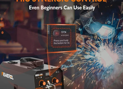 MIG Welder 130A | 2-in-1 Gasless Flux Core & ARC Machine