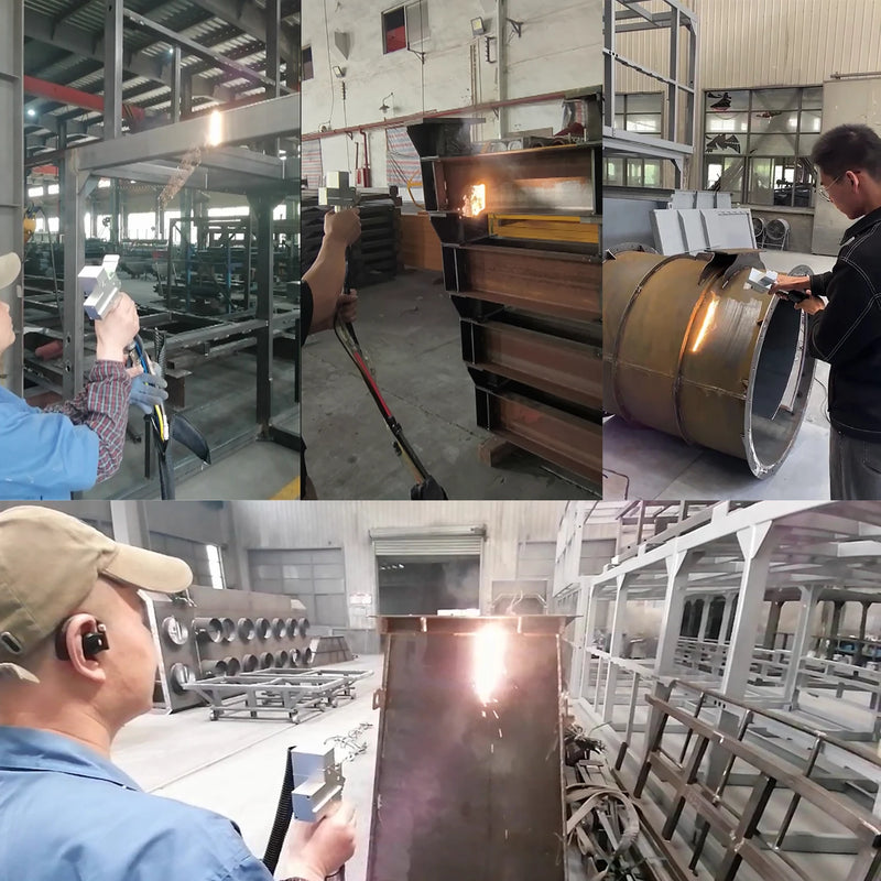 2000W Laser Cleaning Machine - 300MM Width Rust Removal Tool for Metal Surfaces