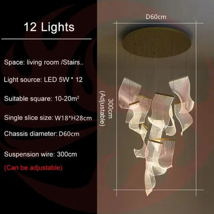 DecorBites™ LED Light Ceiling Chandelier for Modern Home Decor & Ambient Lighting Decorbites