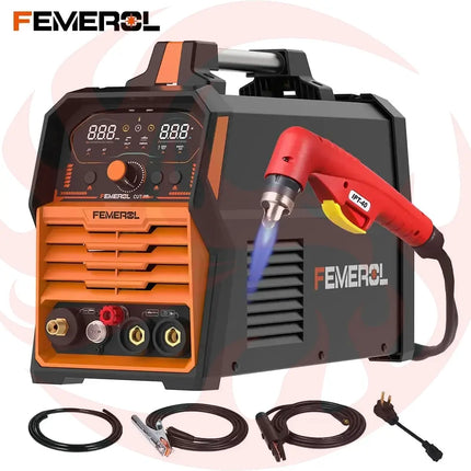 FEMEROL 2-in-1 Plasma Cutter 60A & Stick Welder 200A - 110/220V Dual Voltage IGBT Machine - Phoenix Fire Art Store