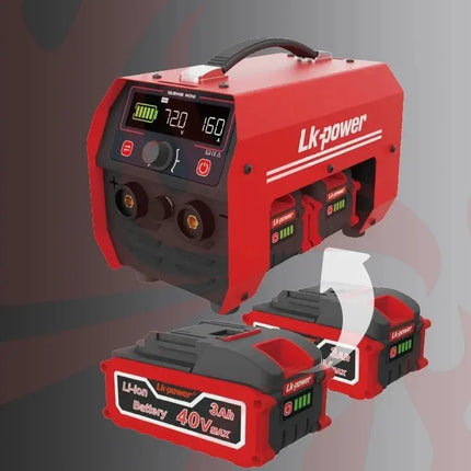 100A 240Wh Lithium Battery Powered Welder with Replaceable Battery Pack - Phoenix Fire Art Store