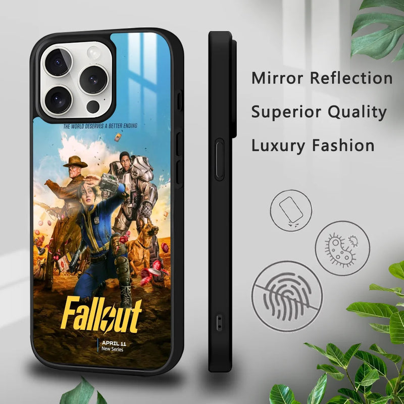 Fallout S-Series 4 Game Phone Case - Vault-Tec Design for iPhone 16, 15, 14, 13, 12, 11 Pro Max Mini Plus