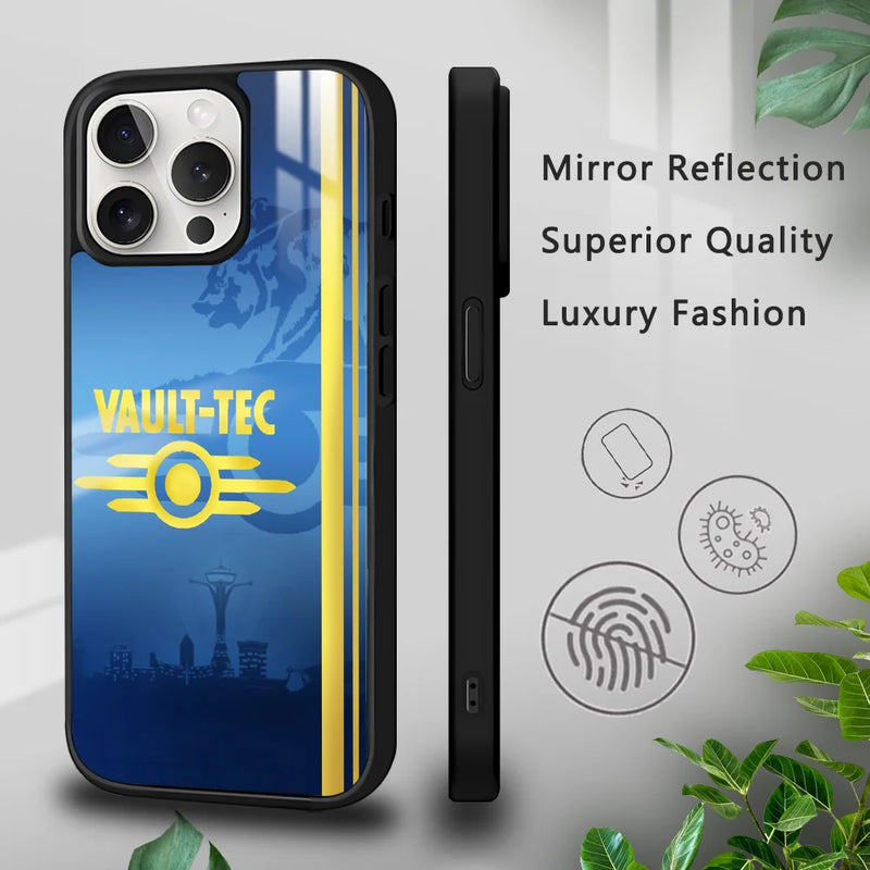 Fallout S-Series 4 Game Phone Case - Vault-Tec Design for iPhone 16, 15, 14, 13, 12, 11 Pro Max Mini Plus