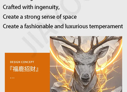 Dlight Decor Reindeer Wall Glow for Luxe Entry Spaces Dlight Decor