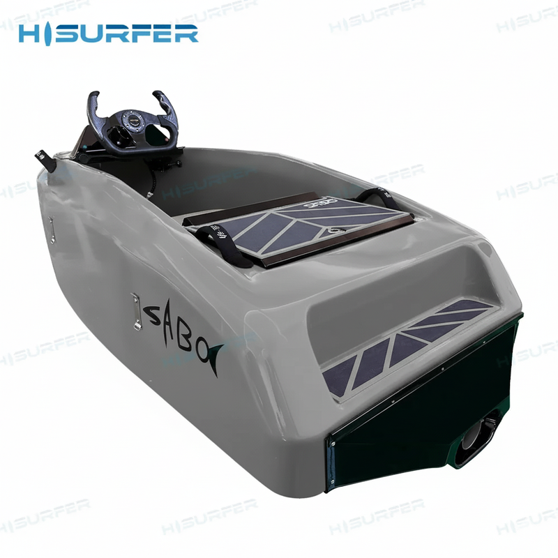 Sabo Electric Mini Jet Boat Jet Propulsion Powered Boat 30MPH 72V 71A Battery Jet Boat