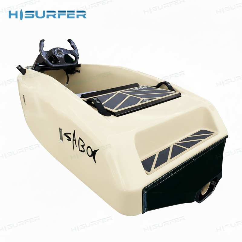 Sabo Electric Mini Jet Boat Jet Propulsion Powered Boat 30MPH 72V 71A Battery Jet Boat