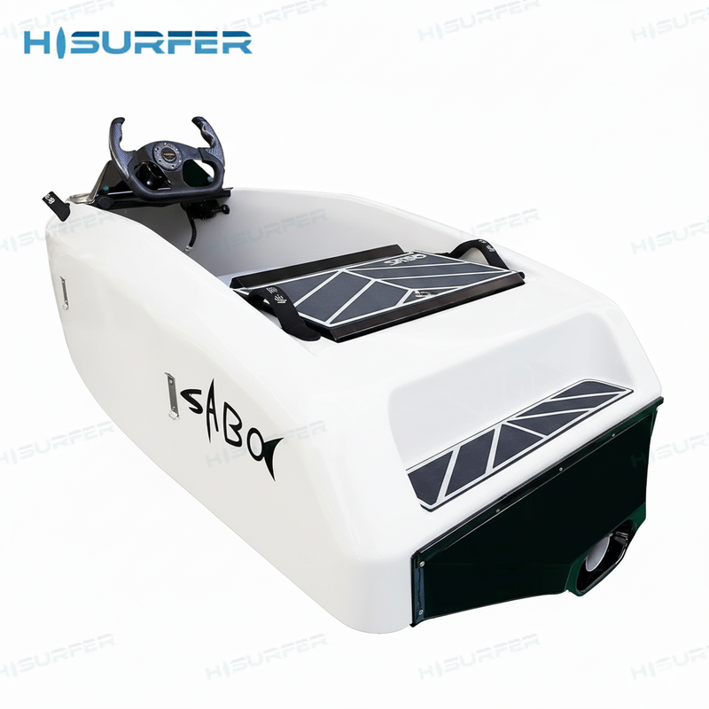 Sabo Electric Mini Jet Boat Jet Propulsion Powered Boat 30MPH 72V 71A Battery Jet Boat
