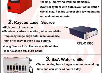 Raycus 2000W 4-in-1 Fiber Laser Welding Machine - Portable Handheld Laser Welder, Cleaner & Cutter for Metal - Phoenix Fire Art Store