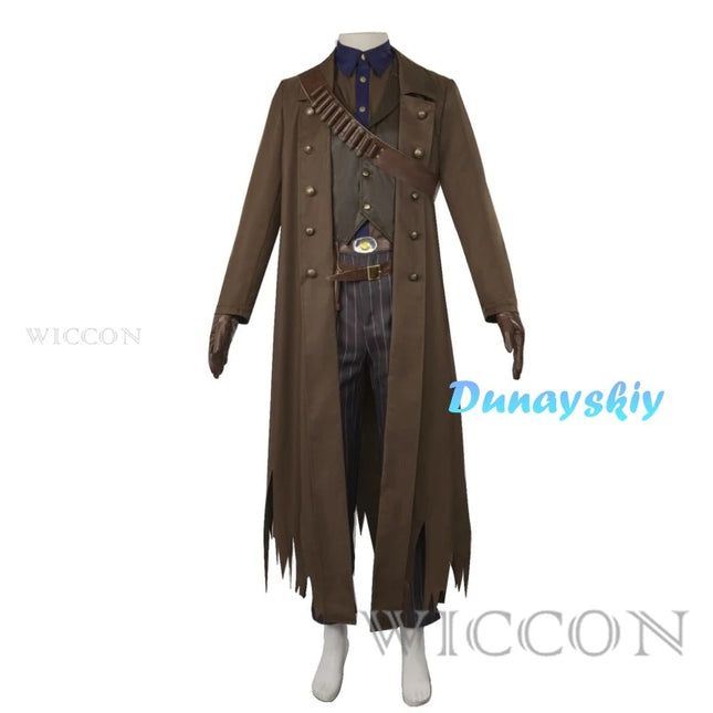 The Ghoul Cosplay Costume - Fallout Cooper Howard Complete Outfit with Hat & Gloves