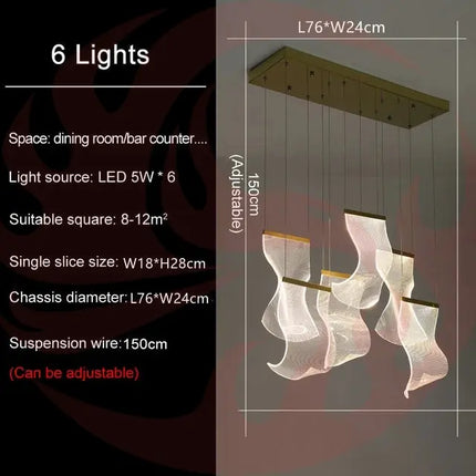 DecorBites™ LED Light Ceiling Chandelier for Modern Home Decor & Ambient Lighting Decorbites