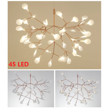 DecorBites™ Luxe Chandelier: Modern Nordic Ceiling Light for Living & Dining Room Decorbites