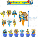 Fallout Birthday Party Decorations Kit - Vault Boy Banner, Balloons & Flags - Complete Radiation Theme Party Supplies