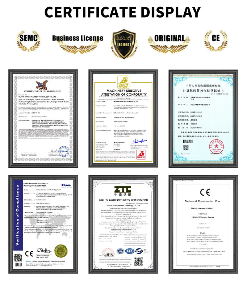 800-1500W 3-in-1 Fiber Laser Welding Machine - Air Cooled Metal Welder with Cutting & Cleaning