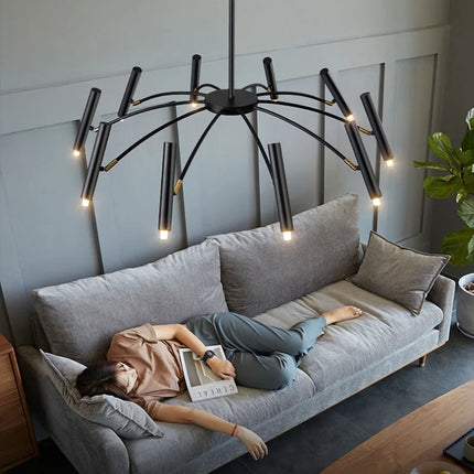 DecorBites™ LED Ceiling Chandelier: Minimalist Nordic Home Lighting for Living Room, Bedroom, Dining Area Decorbites