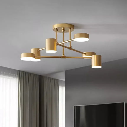 DecorBites™ LED Ceiling Chandelier: Modern Light Fixture for Living Room, Bedroom, Hall - Indoor Home Decor Decorbites