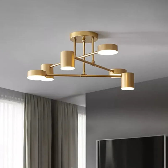 DecorBites™ LED Ceiling Chandelier: Modern Light Fixture for Living Room, Bedroom, Hall - Indoor Home Decor Decorbites