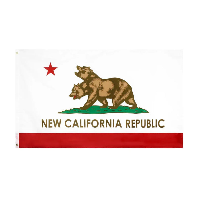 Fallout NCR Flag - New California Republic Bear Banner (2x3ft / 3x5ft)