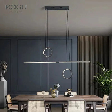DecorBites™ LED Ceiling Chandelier: Modern Minimalist Kitchen Dining Table Lighting Decorbites