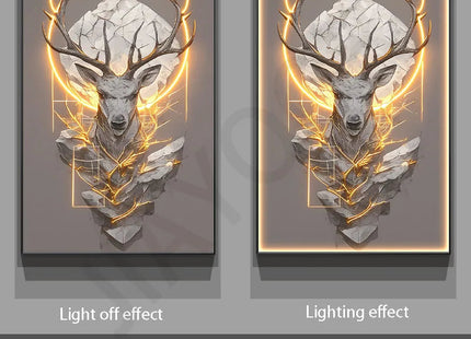 Dlight Decor Reindeer Wall Glow for Luxe Entry Spaces Dlight Decor