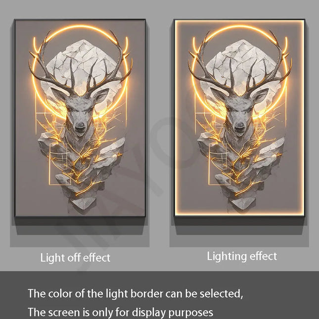 Dlight Decor Reindeer Wall Glow for Luxe Entry Spaces Dlight Decor