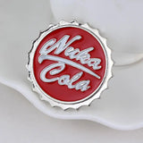 Fallout Nuka Cola Bottle Cap Pin - Authentic Vault-Tec Enamel Badge