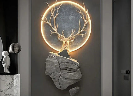 Dlight Decor Reindeer Wall Glow for Luxe Entry Spaces Dlight Decor