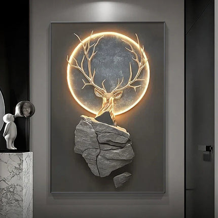 Dlight Decor Reindeer Wall Glow for Luxe Entry Spaces Dlight Decor