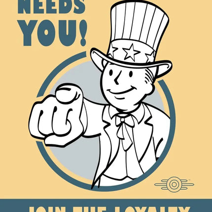 Fallout Vault Boy Poster - Vintage HD Canvas Wall Art Print | Retro Gaming Decor