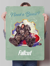 Fallout TV Series Metal Poster - Vault-Tec Gaming Wall Art Decor | Custom Tin Signs for Man Cave