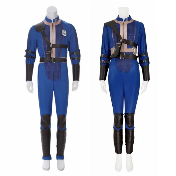 Lucy Vault 33 Jumpsuit - Fallout TV Series Cosplay Costume for Men & Women