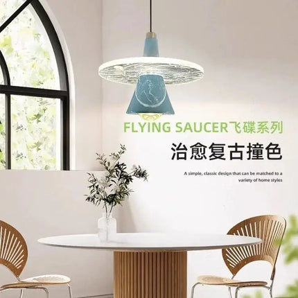 DecorBites™ LED Flying Saucer Chandelier Modern Pendant Light for Dining Bedroom - Frisbi Italy Designer Decorbites