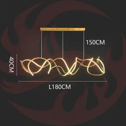 DecorBites™ LED Pendant Chandeliers for Dining and Living Room Decor Decorbites