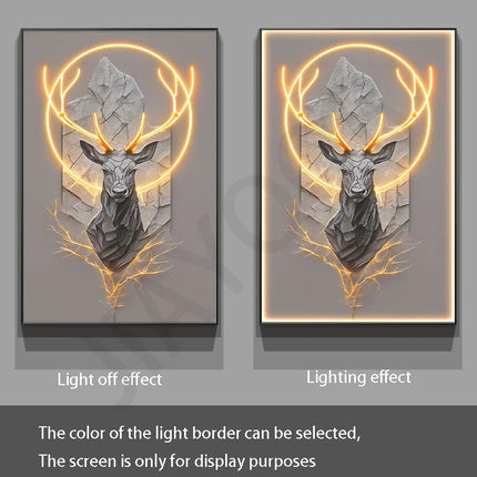 Dlight Decor Reindeer Wall Glow for Luxe Entry Spaces Dlight Decor