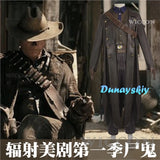 The Ghoul Cosplay Costume - Fallout Cooper Howard Complete Outfit with Hat & Gloves