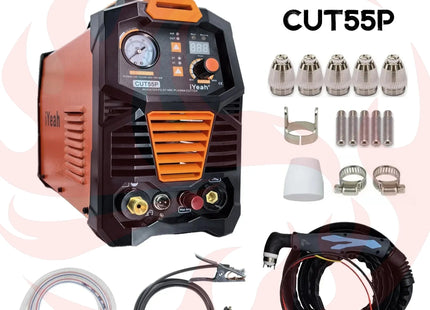 iYeah Plasma Cutter CUT55P HF Pilot Arc 110V/220V 55A With AG60P Torch MAX Cutting 20mm - Phoenix Fire Art Store