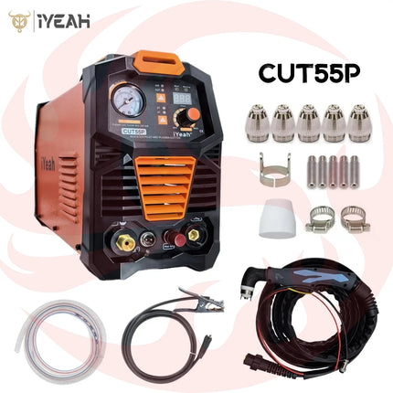 iYeah Plasma Cutter CUT55P HF Pilot Arc 110V/220V 55A With AG60P Torch MAX Cutting 20mm - Phoenix Fire Art Store