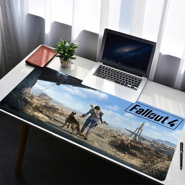 Fallout Gaming Mouse Pad - XXL 900x400mm Desk Mat | Non-Slip Wasteland Design