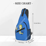 Fallout Vault-Tec Crossbody Sling Bag - Travel Chest Pack for Hiking & Gaming