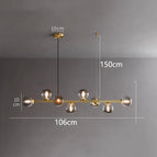 8 heads smoke grey / APP with RC Dimmable