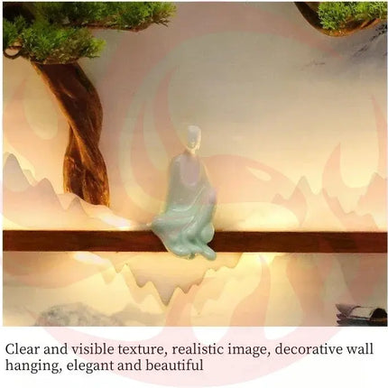 3D LED Wall Art Light - Round Sculptural Design