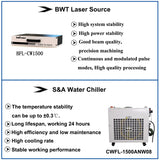 2000W Laser Cleaning Machine - 300MM Width Rust Removal Tool for Metal Surfaces